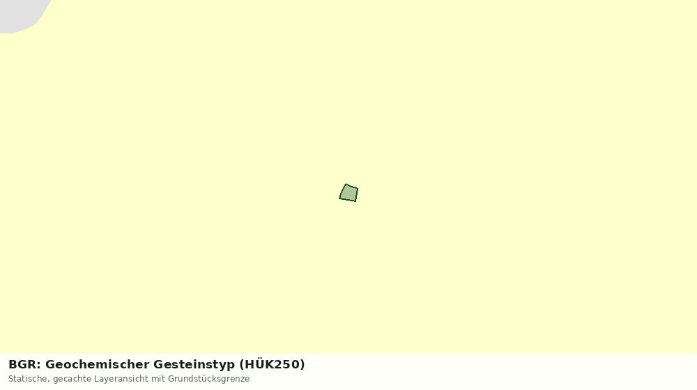 Statische Kartenansicht: BGR: Geochemischer Gesteinstyp (HÜK250)