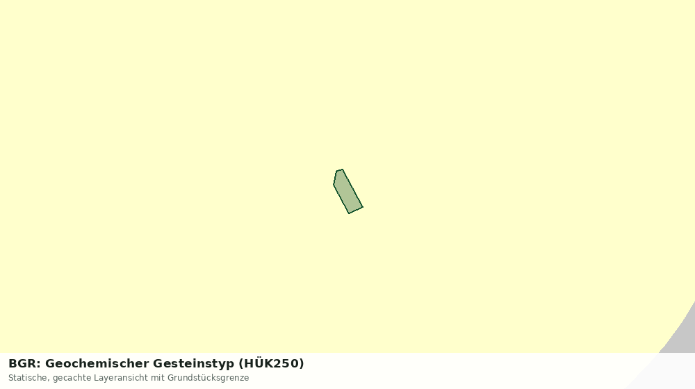 Statische Kartenansicht: BGR: Geochemischer Gesteinstyp (HÜK250)