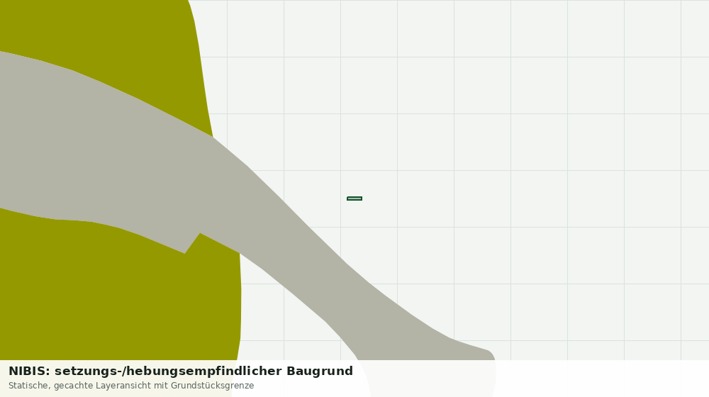 Statische Kartenansicht: NIBIS: setzungs-/hebungsempfindlicher Baugrund