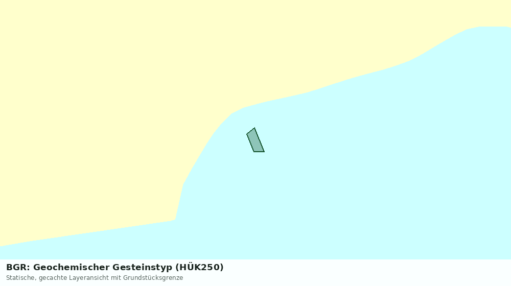 Statische Kartenansicht: BGR: Geochemischer Gesteinstyp (HÜK250)
