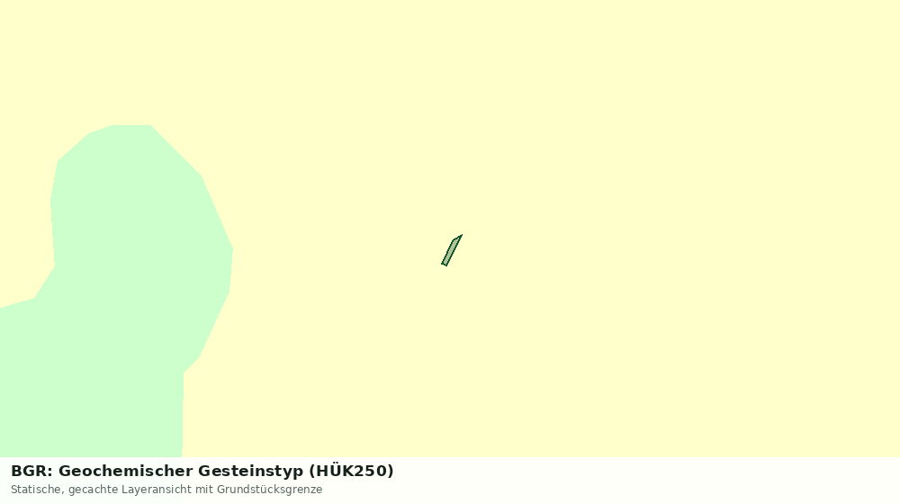 Statische Kartenansicht: BGR: Geochemischer Gesteinstyp (HÜK250)