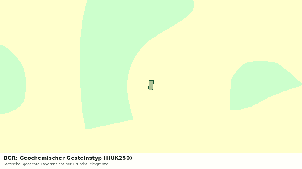 Statische Kartenansicht: BGR: Geochemischer Gesteinstyp (HÜK250)