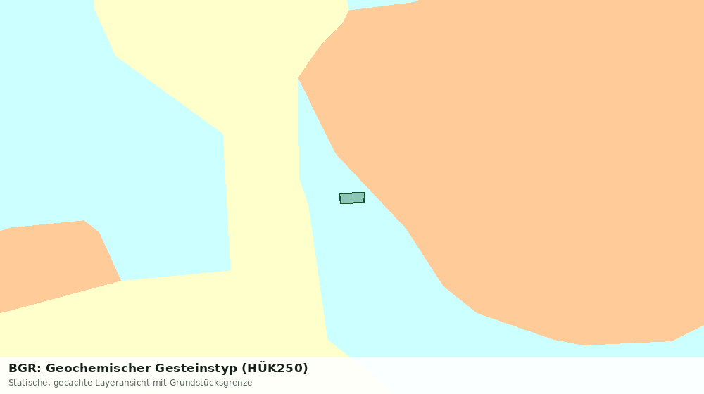 Statische Kartenansicht: BGR: Geochemischer Gesteinstyp (HÜK250)