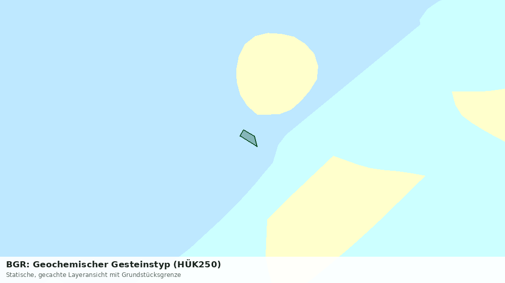 Statische Kartenansicht: BGR: Geochemischer Gesteinstyp (HÜK250)