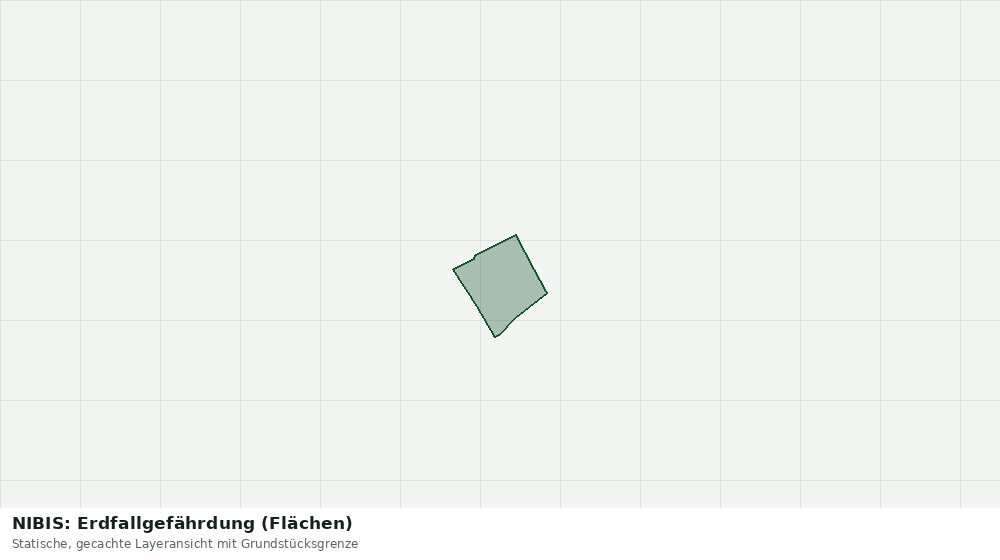 Statische Kartenansicht: NIBIS: Erdfallgefährdung (Flächen)