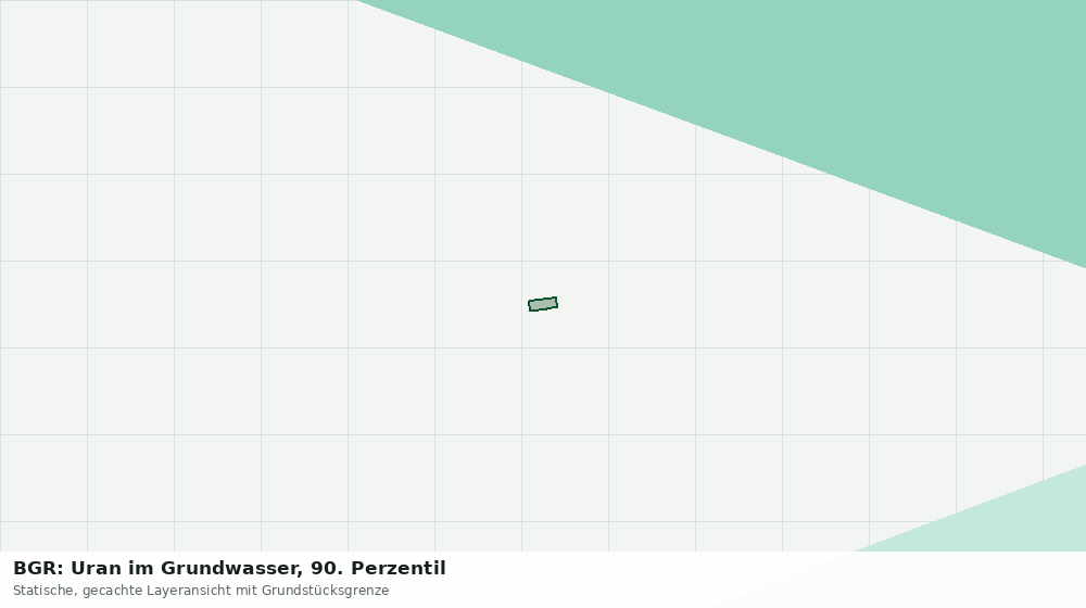 Statische Kartenansicht: BGR: Uran im Grundwasser, 90. Perzentil