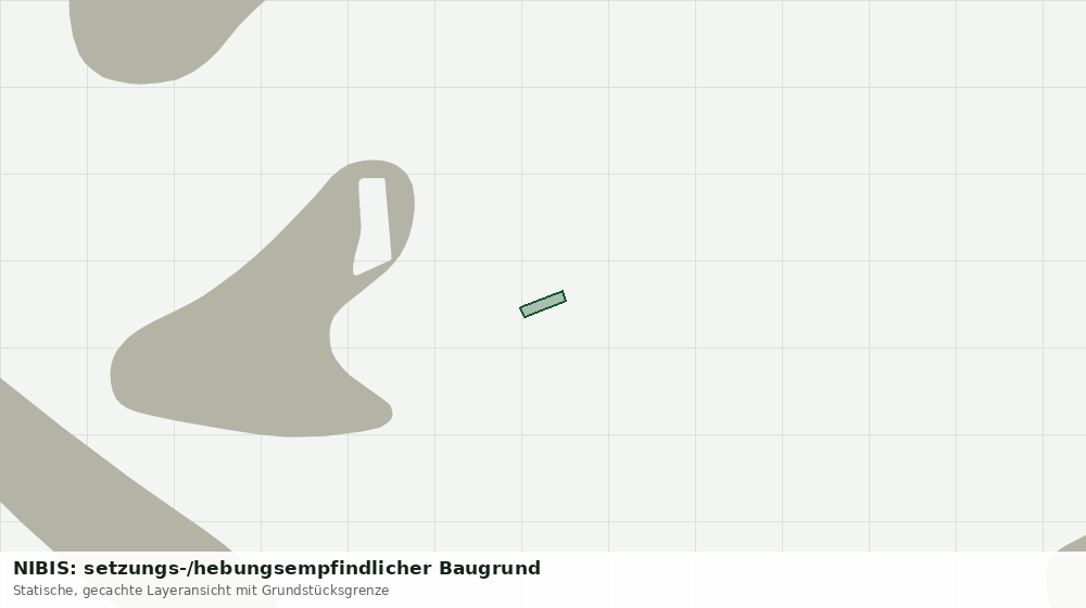 Statische Kartenansicht: NIBIS: setzungs-/hebungsempfindlicher Baugrund