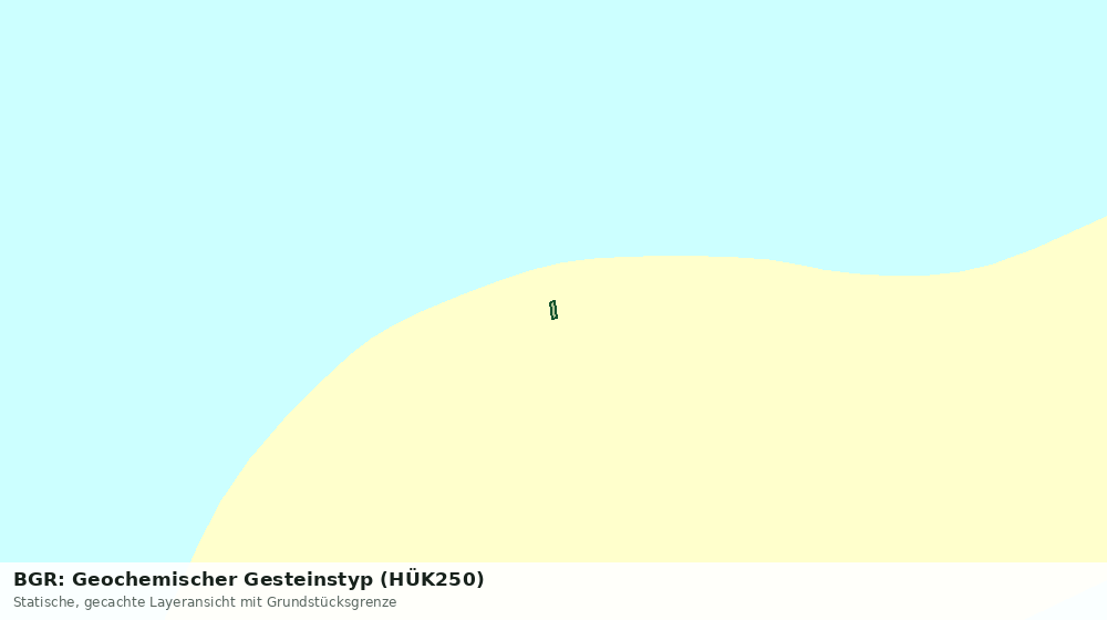 Statische Kartenansicht: BGR: Geochemischer Gesteinstyp (HÜK250)