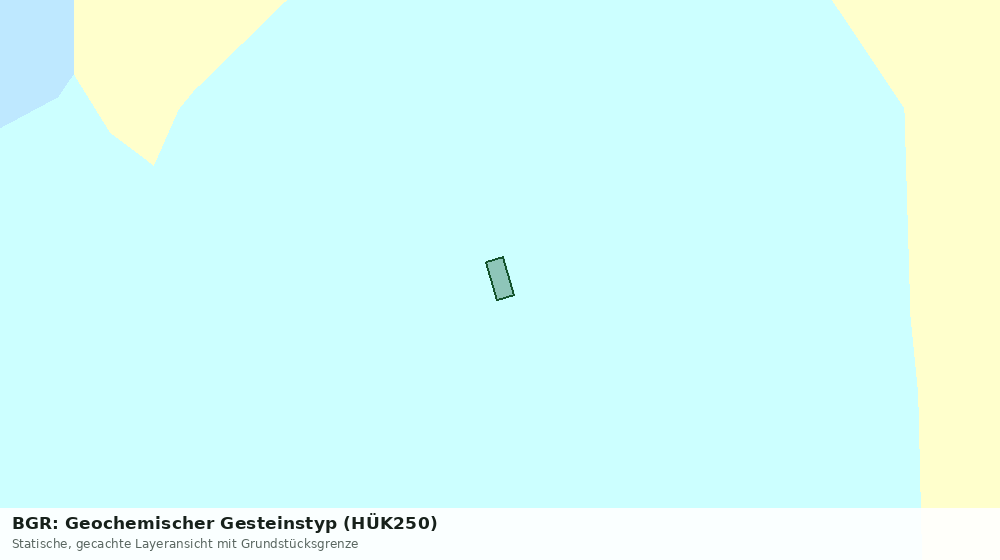 Statische Kartenansicht: BGR: Geochemischer Gesteinstyp (HÜK250)