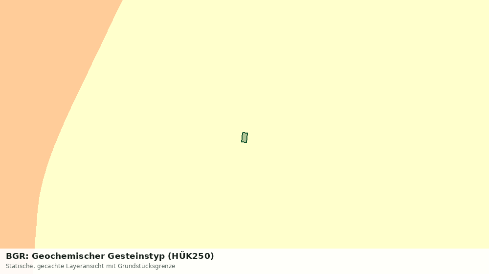 Statische Kartenansicht: BGR: Geochemischer Gesteinstyp (HÜK250)