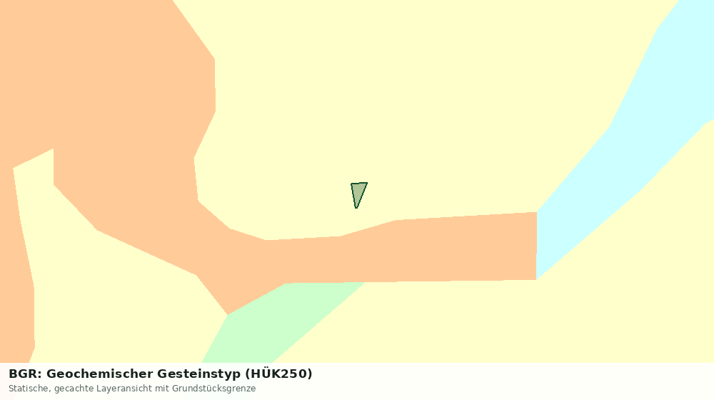 Statische Kartenansicht: BGR: Geochemischer Gesteinstyp (HÜK250)