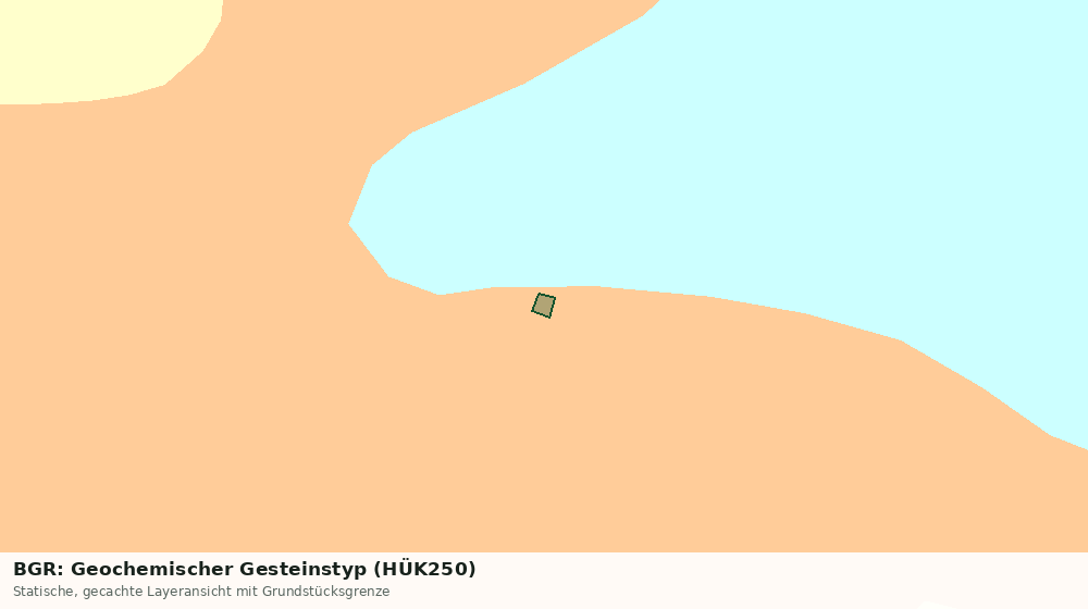 Statische Kartenansicht: BGR: Geochemischer Gesteinstyp (HÜK250)