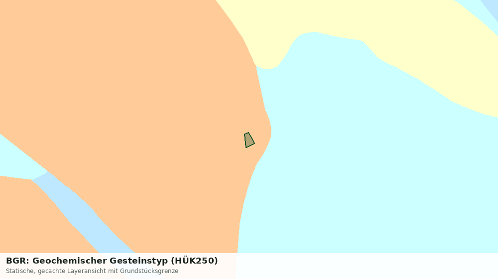 Statische Kartenansicht: BGR: Geochemischer Gesteinstyp (HÜK250)
