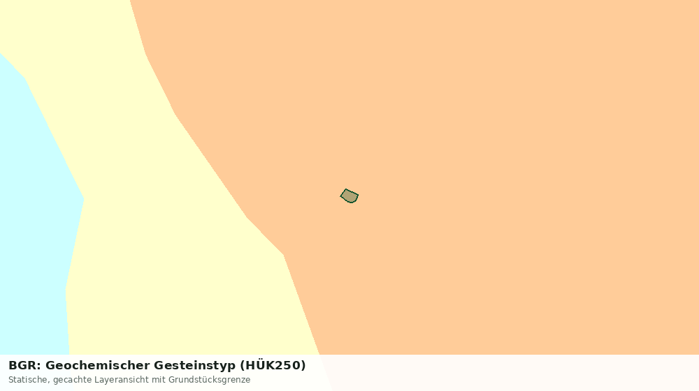 Statische Kartenansicht: BGR: Geochemischer Gesteinstyp (HÜK250)