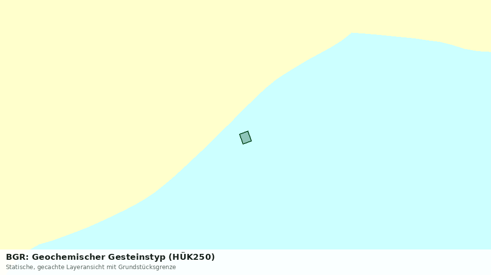 Statische Kartenansicht: BGR: Geochemischer Gesteinstyp (HÜK250)