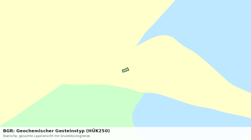 Statische Kartenansicht: BGR: Geochemischer Gesteinstyp (HÜK250)