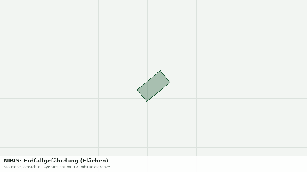 Statische Kartenansicht: NIBIS: Erdfallgefährdung (Flächen)