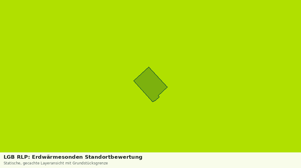 Statische Kartenansicht: LGB RLP: Erdwärmesonden Standortbewertung