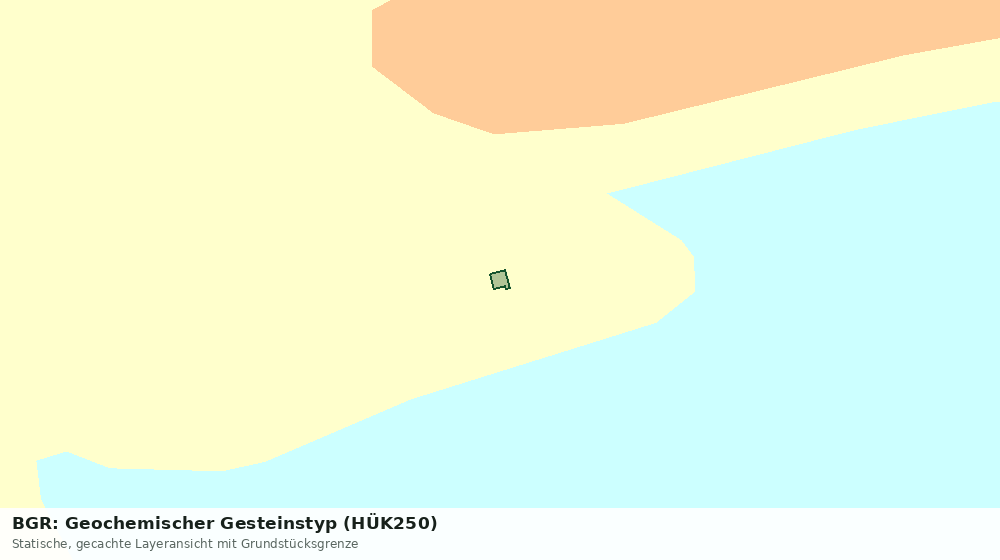 Statische Kartenansicht: BGR: Geochemischer Gesteinstyp (HÜK250)