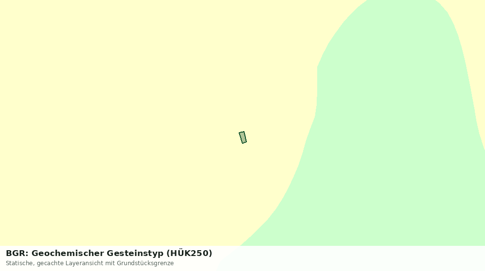 Statische Kartenansicht: BGR: Geochemischer Gesteinstyp (HÜK250)