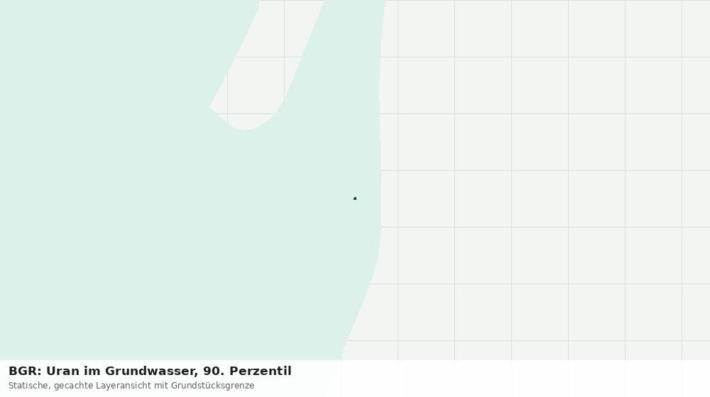 Statische Kartenansicht: BGR: Uran im Grundwasser, 90. Perzentil