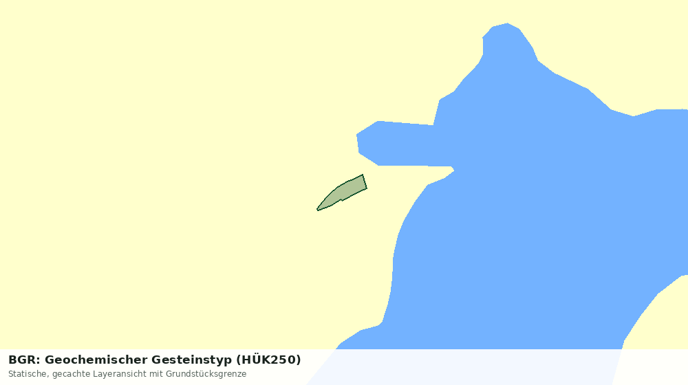 Statische Kartenansicht: BGR: Geochemischer Gesteinstyp (HÜK250)