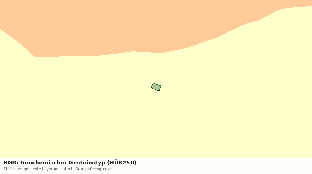Statische Kartenansicht: BGR: Geochemischer Gesteinstyp (HÜK250)