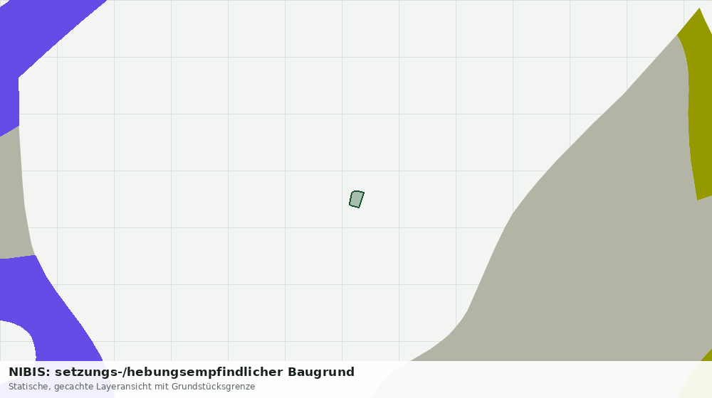 Statische Kartenansicht: NIBIS: setzungs-/hebungsempfindlicher Baugrund
