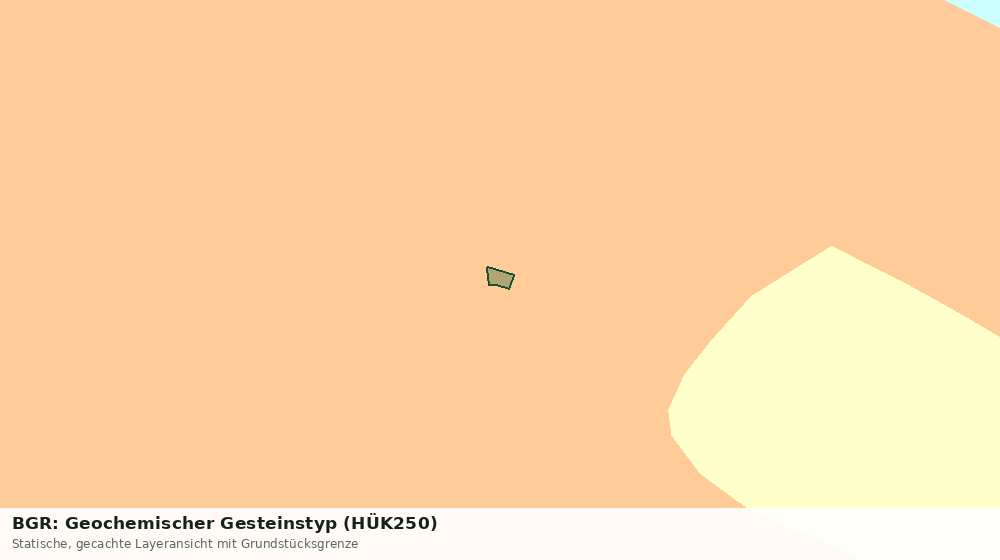 Statische Kartenansicht: BGR: Geochemischer Gesteinstyp (HÜK250)