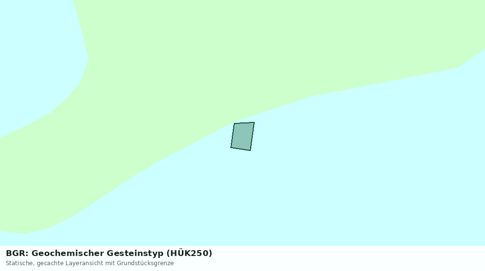Statische Kartenansicht: BGR: Geochemischer Gesteinstyp (HÜK250)
