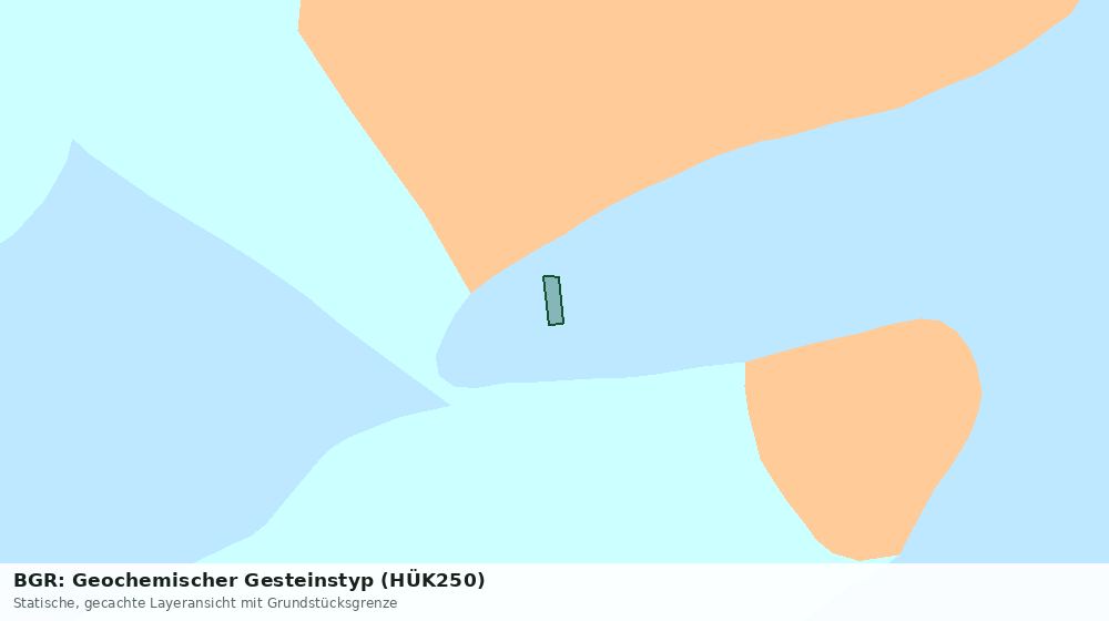 Statische Kartenansicht: BGR: Geochemischer Gesteinstyp (HÜK250)