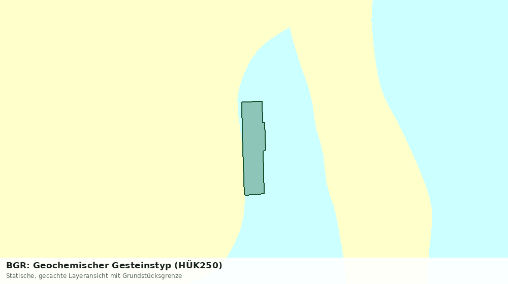 Statische Kartenansicht: BGR: Geochemischer Gesteinstyp (HÜK250)