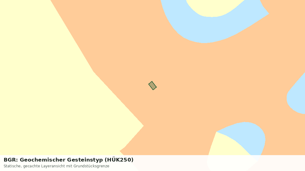 Statische Kartenansicht: BGR: Geochemischer Gesteinstyp (HÜK250)
