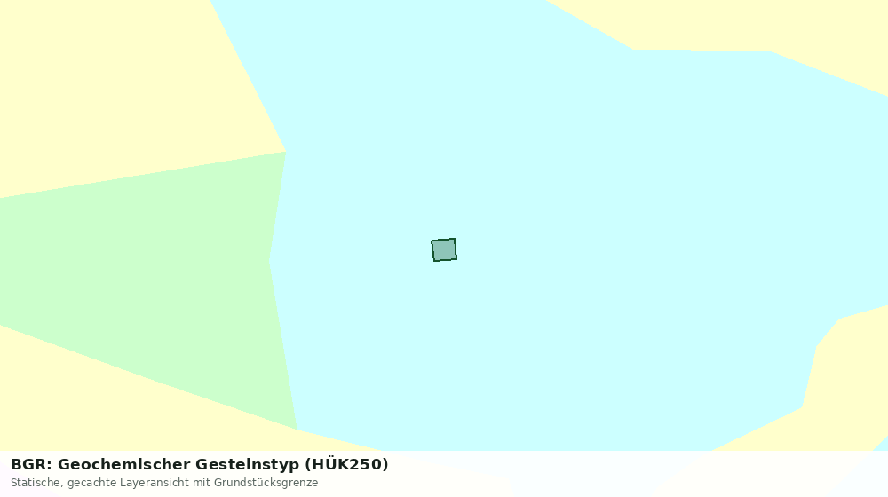 Statische Kartenansicht: BGR: Geochemischer Gesteinstyp (HÜK250)