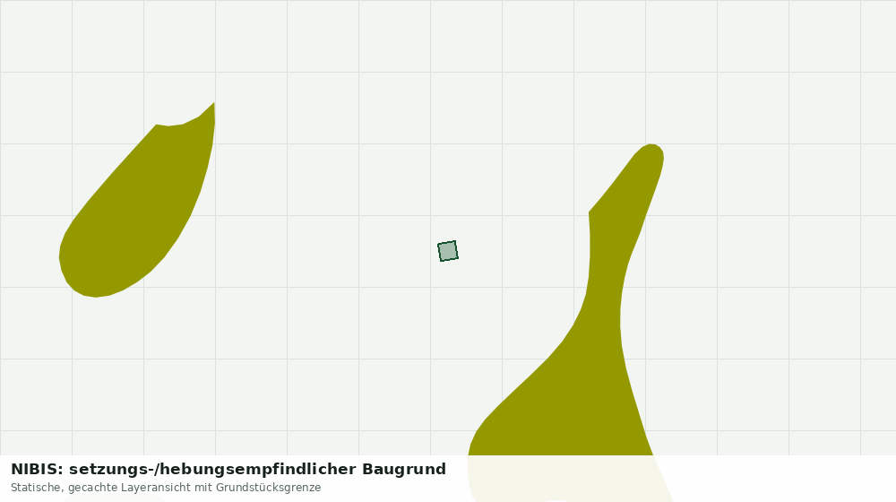 Statische Kartenansicht: NIBIS: setzungs-/hebungsempfindlicher Baugrund
