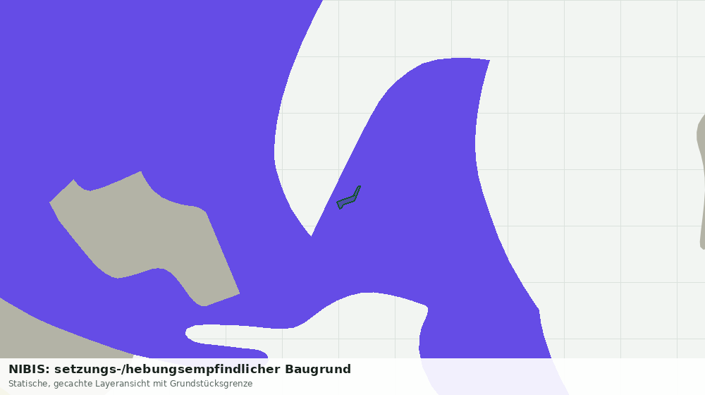 Statische Kartenansicht: NIBIS: setzungs-/hebungsempfindlicher Baugrund