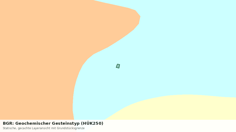 Statische Kartenansicht: BGR: Geochemischer Gesteinstyp (HÜK250)
