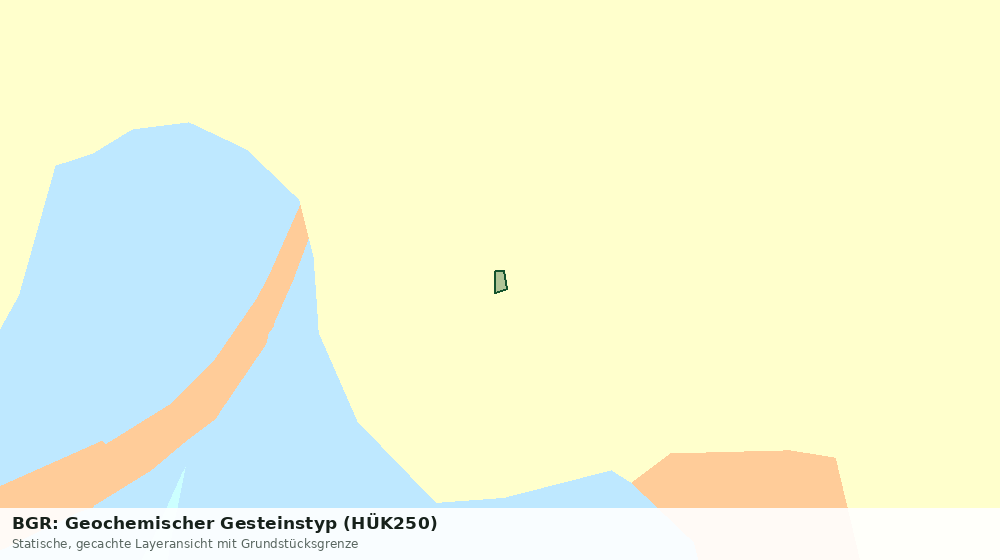 Statische Kartenansicht: BGR: Geochemischer Gesteinstyp (HÜK250)
