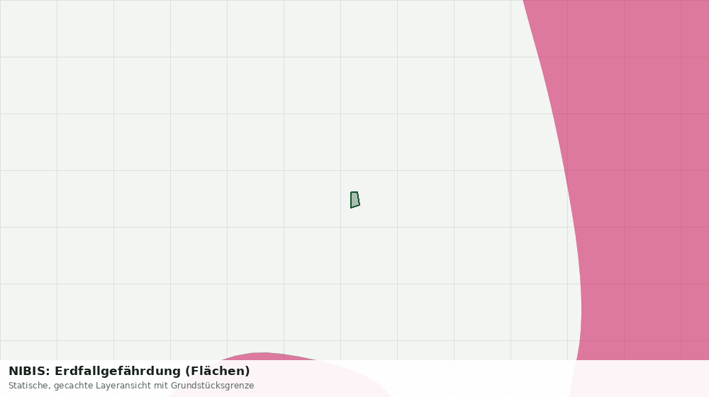 Statische Kartenansicht: NIBIS: Erdfallgefährdung (Flächen)