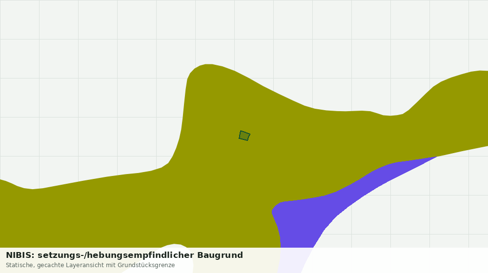 Statische Kartenansicht: NIBIS: setzungs-/hebungsempfindlicher Baugrund