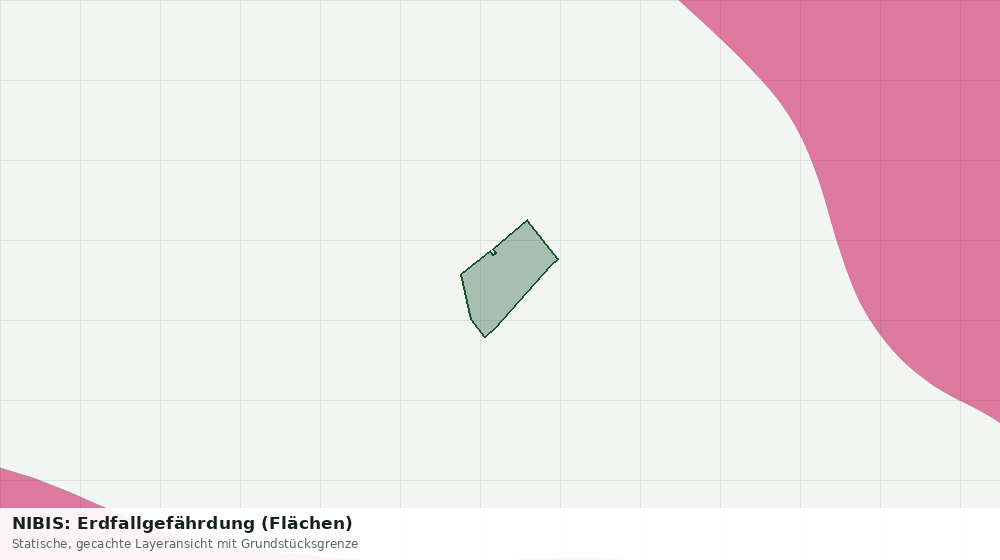 Statische Kartenansicht: NIBIS: Erdfallgefährdung (Flächen)