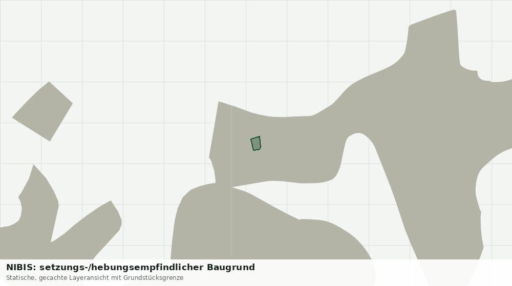 Statische Kartenansicht: NIBIS: setzungs-/hebungsempfindlicher Baugrund