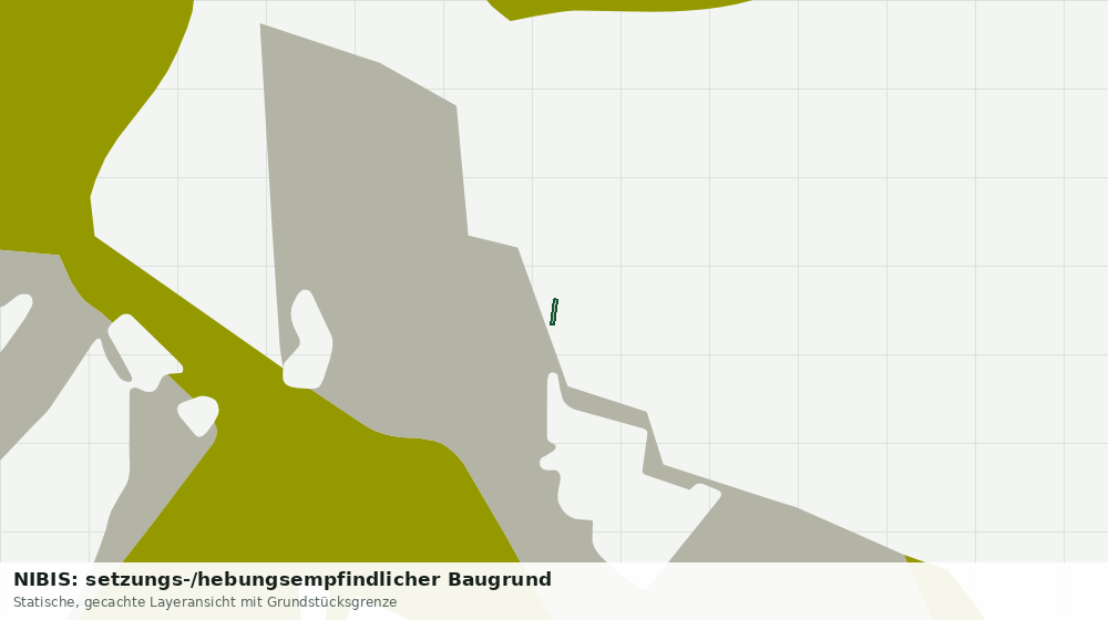 Statische Kartenansicht: NIBIS: setzungs-/hebungsempfindlicher Baugrund