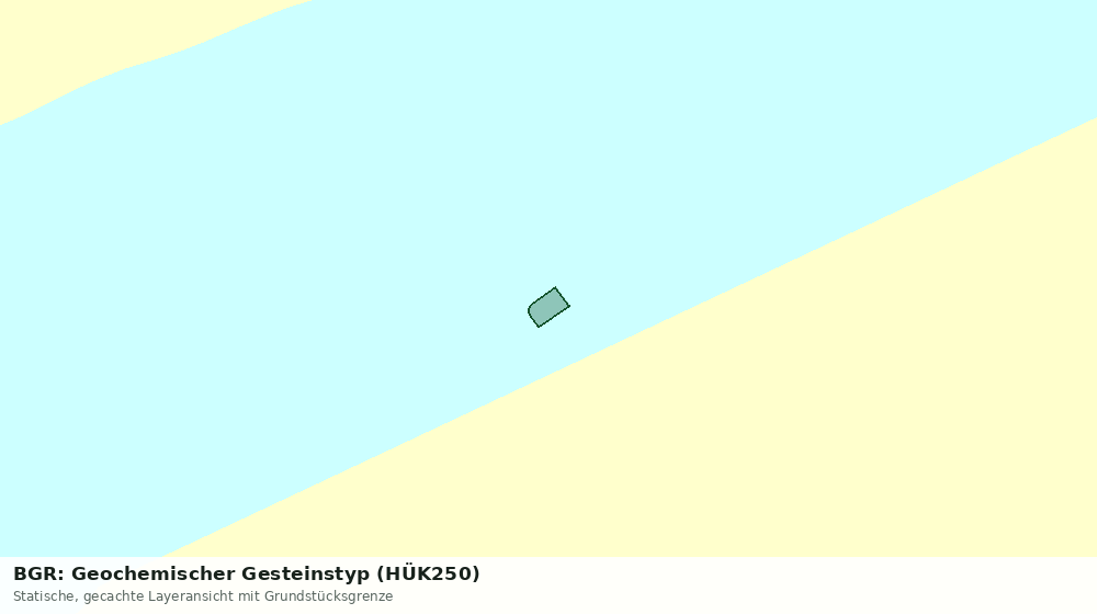 Statische Kartenansicht: BGR: Geochemischer Gesteinstyp (HÜK250)