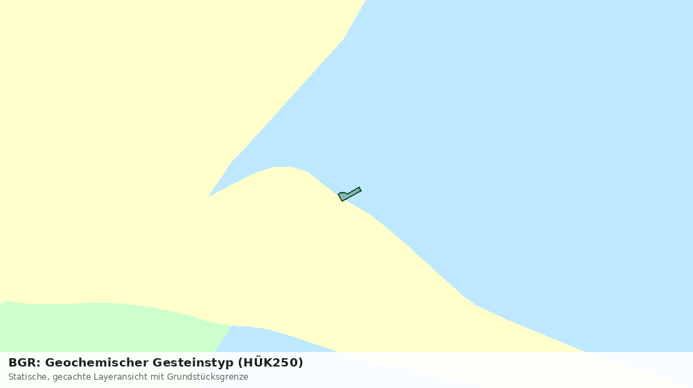 Statische Kartenansicht: BGR: Geochemischer Gesteinstyp (HÜK250)