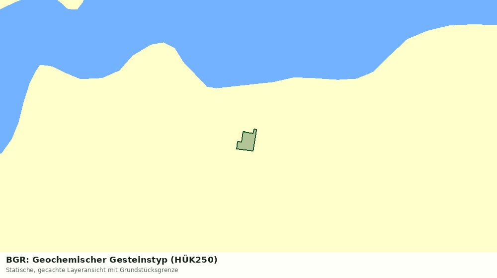 Statische Kartenansicht: BGR: Geochemischer Gesteinstyp (HÜK250)