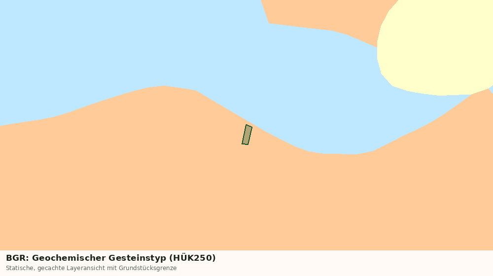 Statische Kartenansicht: BGR: Geochemischer Gesteinstyp (HÜK250)