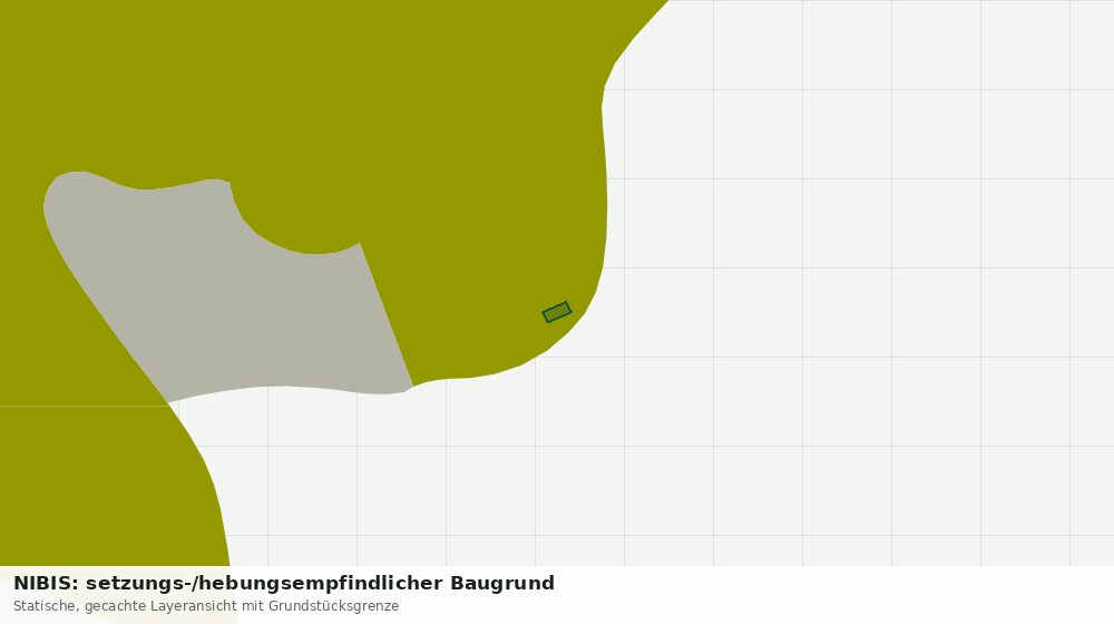 Statische Kartenansicht: NIBIS: setzungs-/hebungsempfindlicher Baugrund