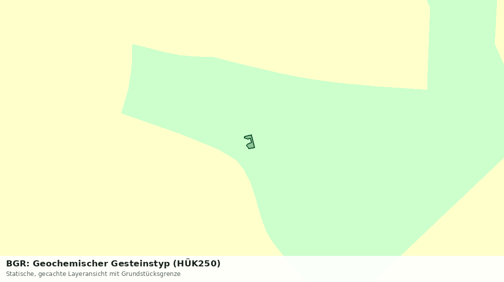 Statische Kartenansicht: BGR: Geochemischer Gesteinstyp (HÜK250)