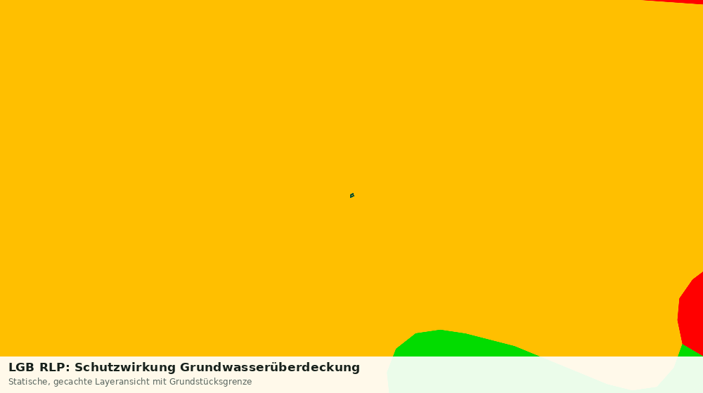 Statische Kartenansicht: LGB RLP: Schutzwirkung Grundwasserüberdeckung
